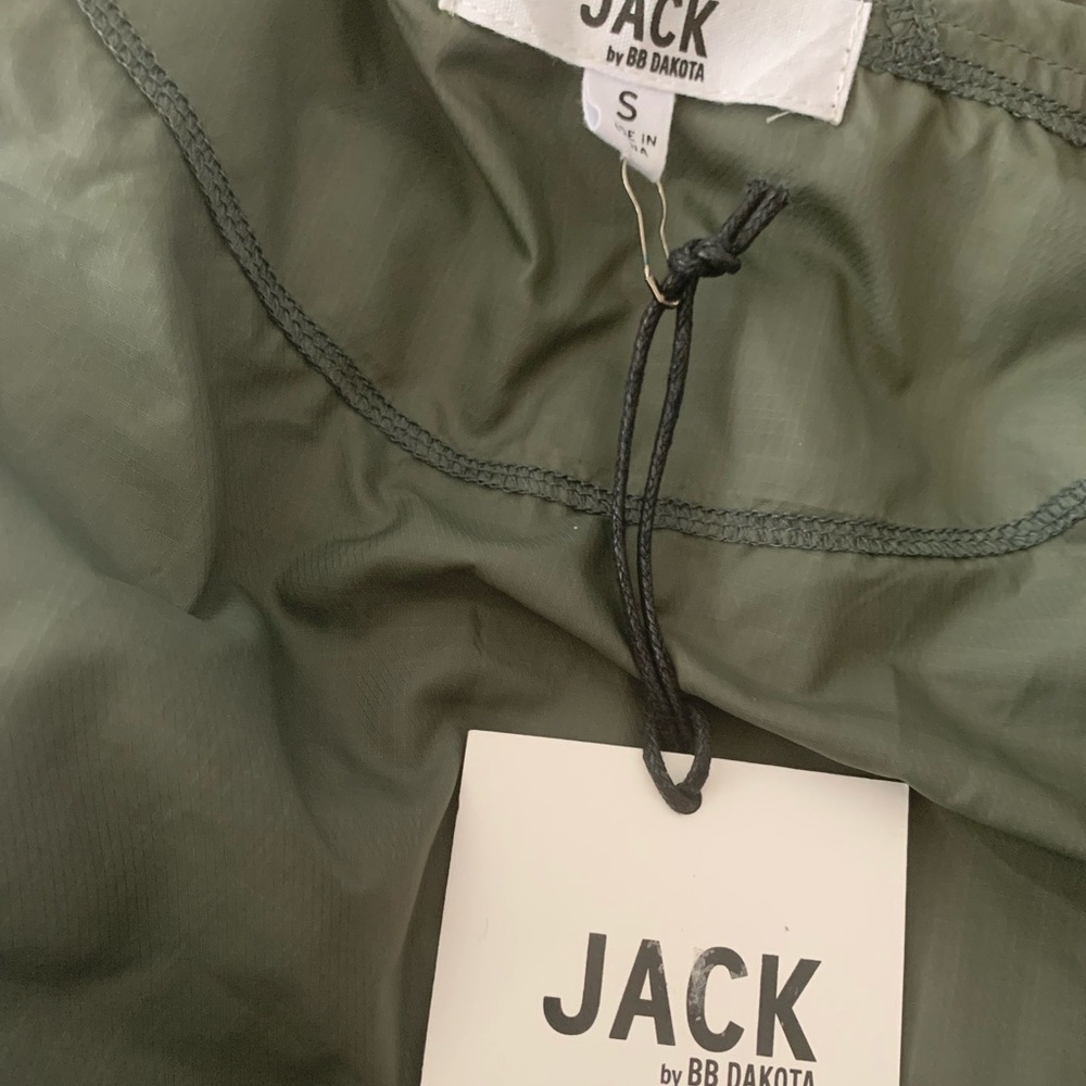 JACK by bb Dakota Women's Make It Rain Light Nylon Rainwear Jacket size S NWT - Picture 5 of 5